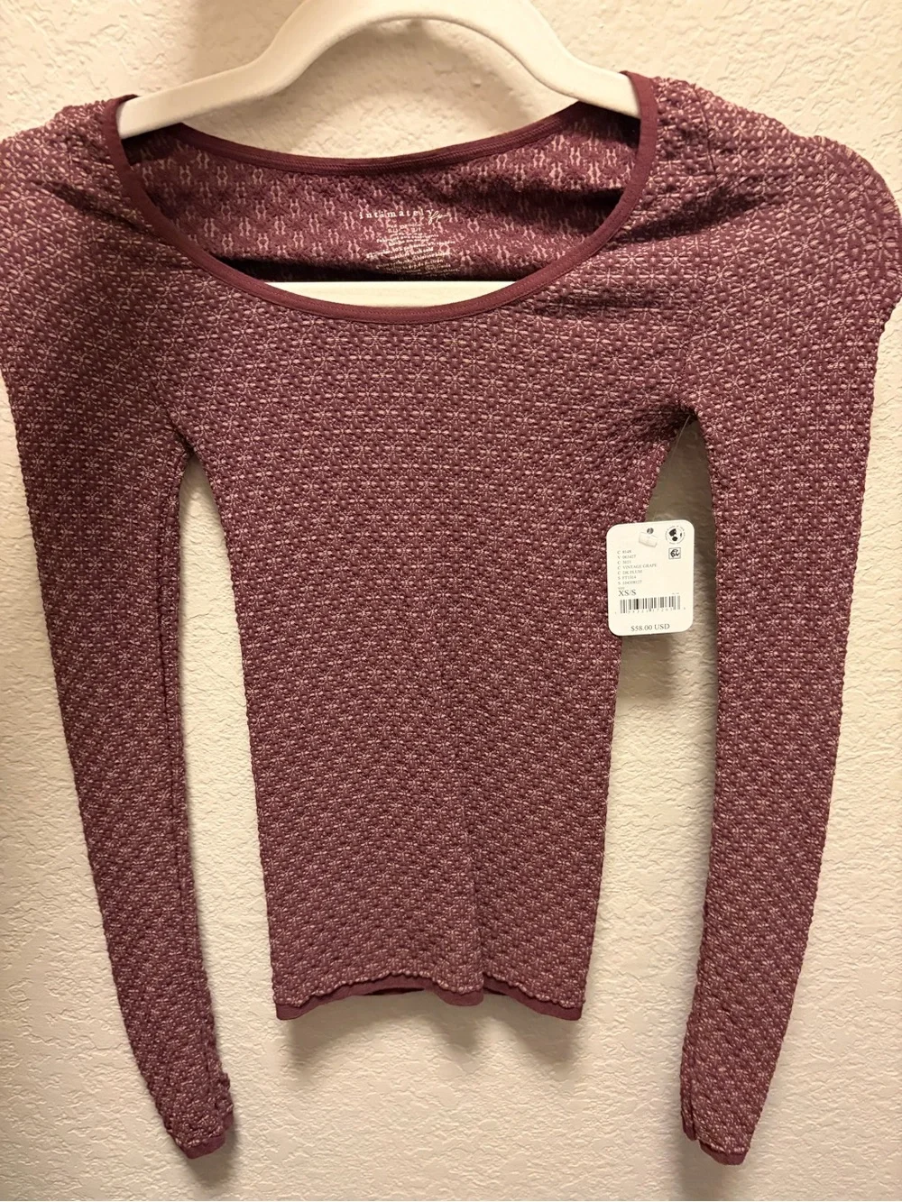 Free People: Love Letter Long Sleeve XS/S New with Tags